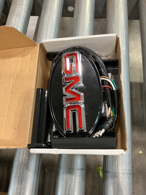 Photo 1 of Autogem LED Light Hitch Receiver Covers Officially Licensed GMC Hitch Cover (Chrome)