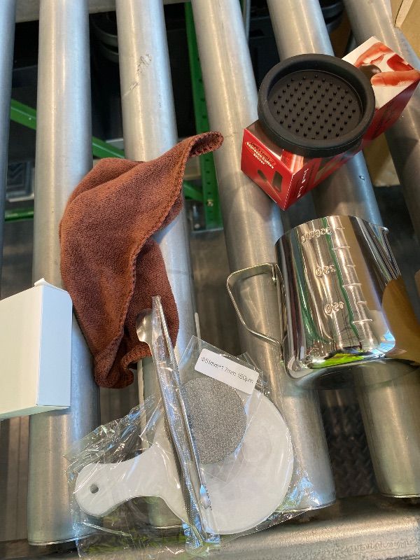 Photo 1 of *Missing Parts*
 Y-Step Espresso Accessories Kit, Espresso Tamper Kit Coffee Tamper Set, 51mm Espresso Tamper with Spring Loaded Calibrated, 51mm Espresso Puck Screen and Dosing Funnel, WDT Tool, Latte Art Kit