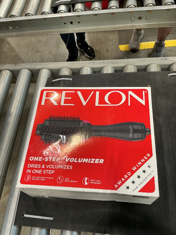 Photo 1 of REVLON One-Step Volumizer Hair Dryer and Styler – Easy Salon-Style Blowouts – Less Frizz, More Shine, and Reduced Heat Damage, for All Hair Types and Lengths (Black)