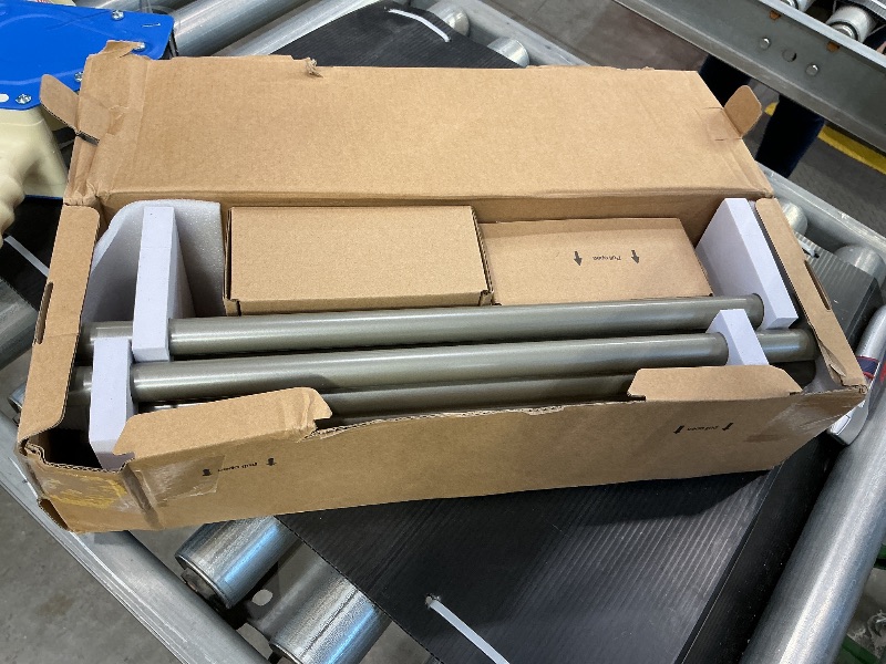 Photo 1 of 2 Pack Curtain Rod 32 to 58 Inches (2.6 to 4.8 ft), USFOOK 7/8 Inch Heavy Duty Curtain Rods for Windows, Telescoping Splicing Drapery Rods with Antique Silver Twisted Cage Finials