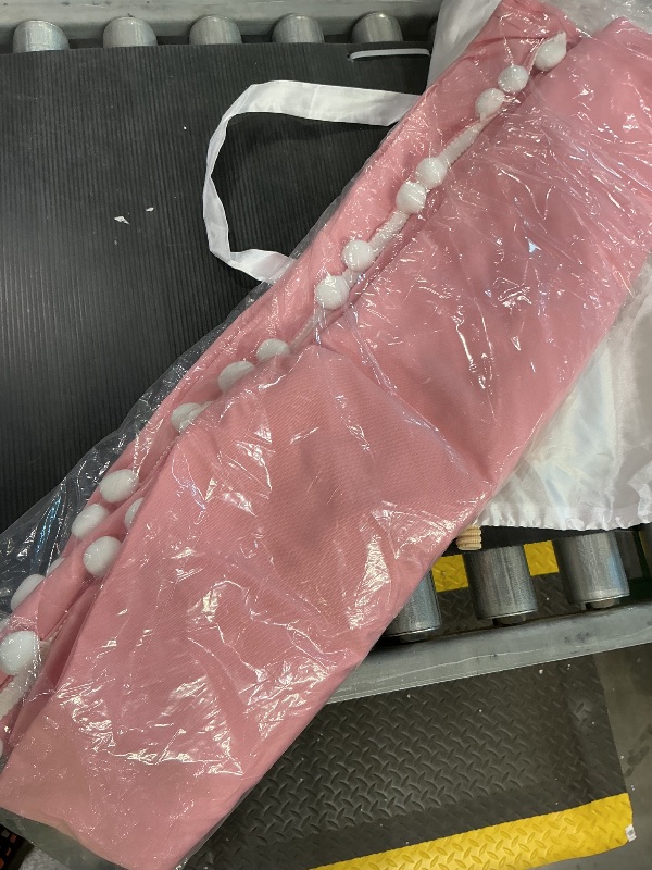 Photo 1 of ***SEE CLERK COMMENTS*** RONGFA Kids Teepee Tent with White Pom Pom - Indoor Play Teepee for Children Boys Portable Play House (Pink)