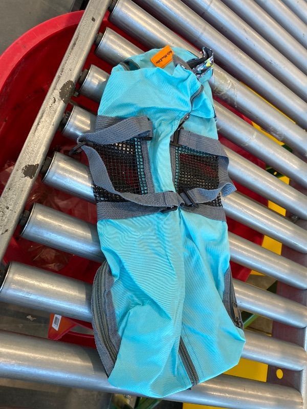 Photo 1 of *MISSING PARTS*
Cinf Cat Nail Clipping Cleaning Grooming Restraint Bag ?Free Muzzle? No Scratching Biting for Bathing Nail Trimming Injecting Examining (Blue,M)