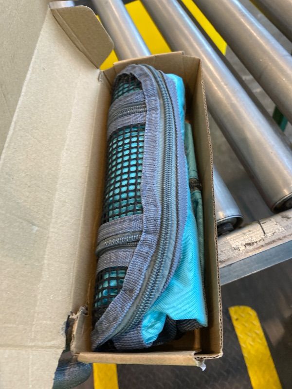 Photo 1 of *MISSING PARTS*
Cinf Cat Nail Clipping Cleaning Grooming Restraint Bag ?Free Muzzle? No Scratching Biting for Bathing Nail Trimming Injecting Examining (Blue,M)