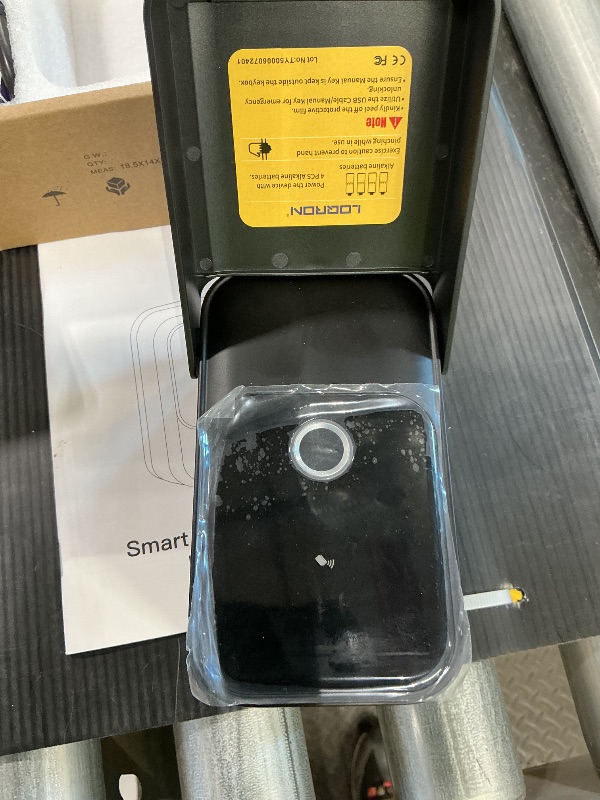 Photo 1 of ***SEE CLERK COMMENTS*** LOQRON Smart Key Lock Box, Bluetooth Fingerprint Lock Box with APP Control, Fingerprint Recognize & Multiple Code Types, Security Key Lock Box for Outside, Owner, Realtor, Airbnb (New Version)