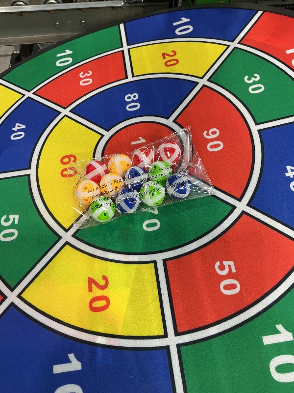 Photo 1 of 29" Large Dart Board for Kids, BooTaa Kids Dart Board with 12 Sticky Balls, Boys Toys, Indoor/Sport Outdoor Fun Party Play Game Toys, Birthday Gifts for 3 4 5 6 7 8 9 10 11 12 Year Old Boys Girls