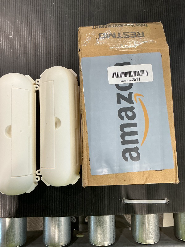 Photo 1 of 2 Pack of RESTMO Compact Outdoor Extension Cord Cover, IP44 Waterproof Box and Safety Housing Case, Ideal to Protect Outdoor Plugs, Electrical Connections, Holiday Decoration Lights, Size Small, White