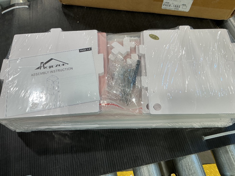 Photo 1 of ***SEE CLERK COMMENTS *** AOJEZOR Toilet Paper Holder Stand: Small Bathroom Storage Cabinet - Rose Dawn - White