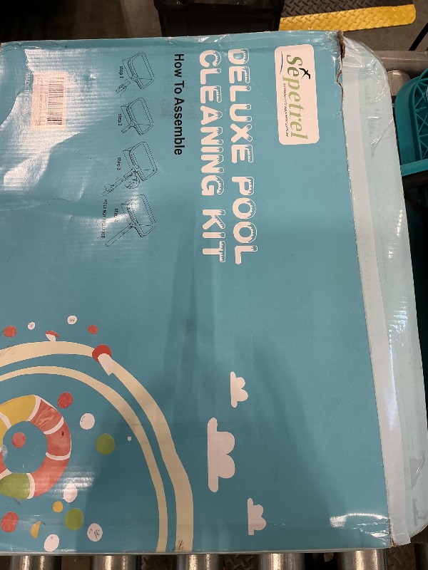 Photo 1 of ***SEE CLERK COMMENTS *** Sepetrel Deluxe Swimming Pool Cleaning Kit Including 2 Brush Heads, 2 Pool Skimmer Nets(NO Pole)