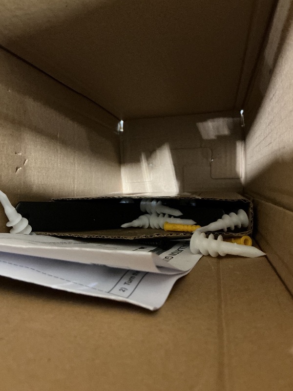 Photo 1 of ***SEE CLERK COMMENTS *** WOPITUES Wood Floating Shelves Set of 6, Shelves for Wall Decor, Farmhouse Shelf for Bedroom, Bathroom Storage Shelves, Book Shelves for Living Room-Black