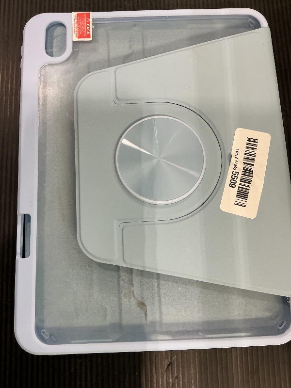 Photo 1 of ***SEE CLERK COMMENTS*** Wenlaty for iPad (A16) 11th Generation Case 11 Inch 2025, for iPad 10th Generation Case 10.9 Inch 2022 with Pencil Holder, 360° Rotating Protective Stand Cover, Detachable Magnetic Back, Sky Blue