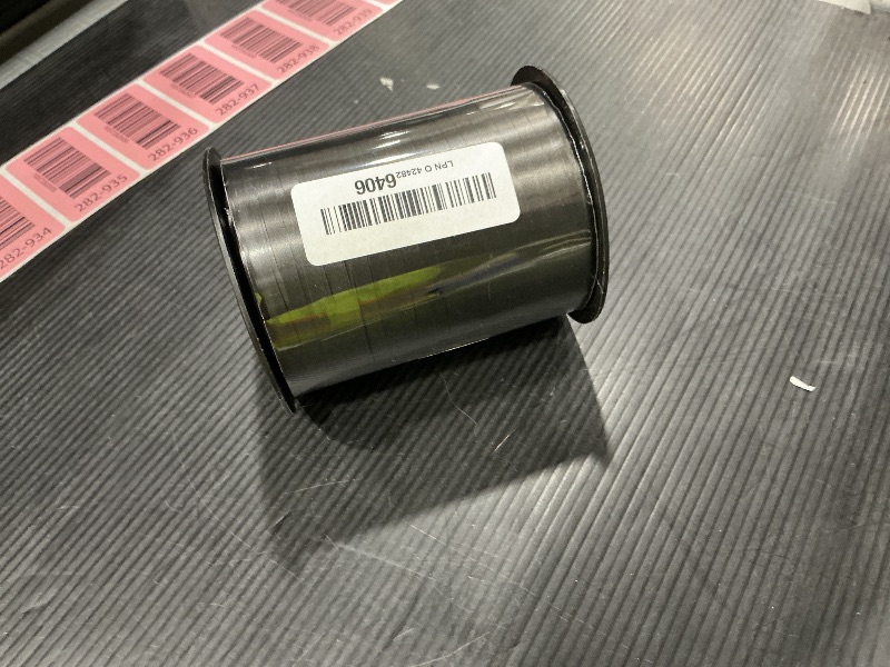 Photo 1 of 500 Yard Black Curling Ribbon for Birthday Party Festival Decoration and Crafts