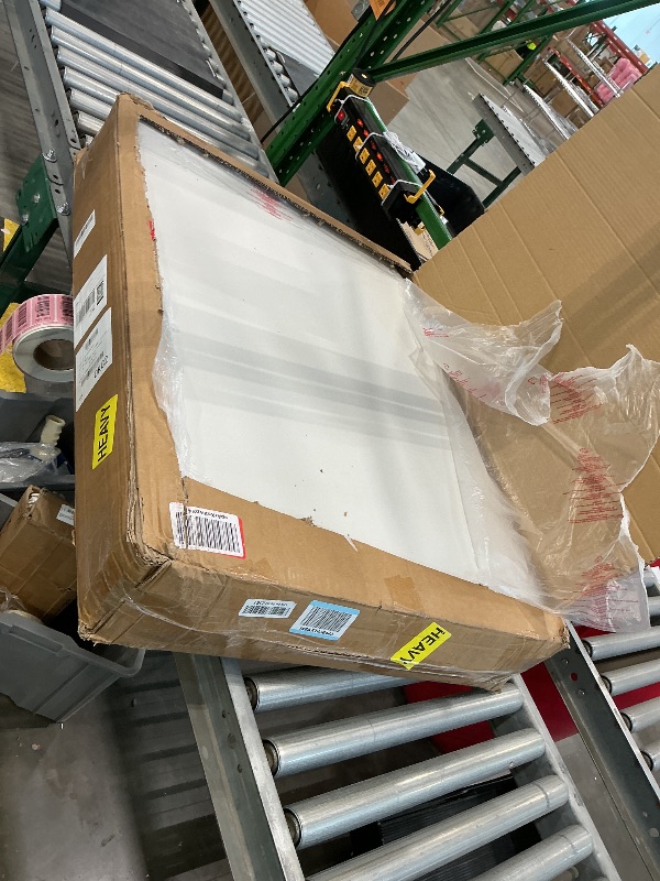 Photo 1 of 2 Pack 6 FT Folding Tables White Foldable Table, Fold-in-Half with Carrying Handle Portable Plastic Rectangular Table for Party, Dining, Wedding, Camping, Picnic, Indoor Outdoor Events