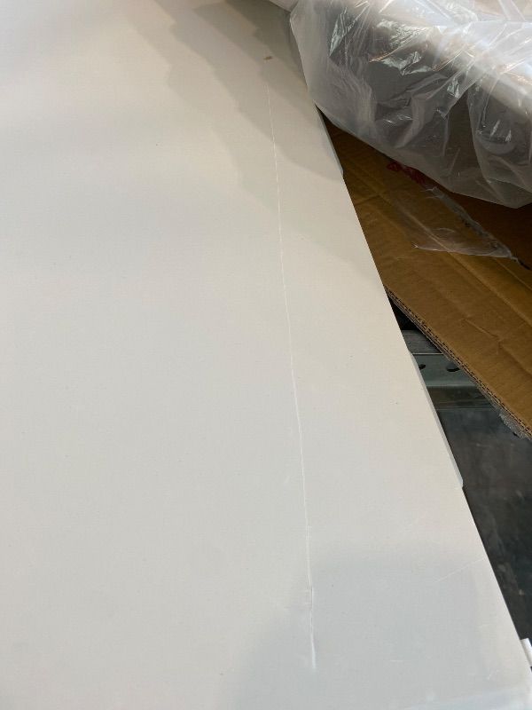 Photo 1 of 2 Pack 6 FT Folding Tables White Foldable Table, Fold-in-Half with Carrying Handle Portable Plastic Rectangular Table for Party, Dining, Wedding, Camping, Picnic, Indoor Outdoor Events