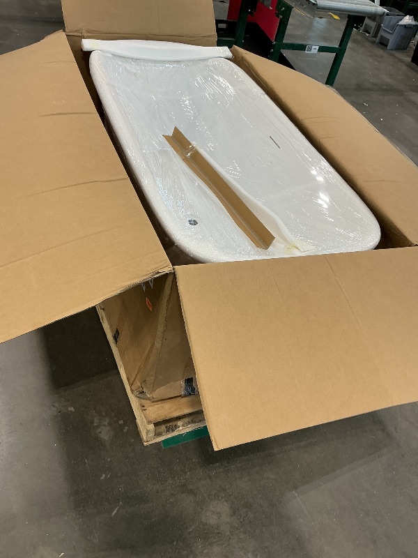 Photo 1 of *Minor Damaged - Check clerk notes*
Adecab 67" Acrylic Freestanding Bathtub, Soaking Tub for Bathroom, Stand Alone Tub, cUPC Certified, Integrated Overflow and Drain, Gloss White