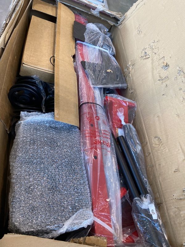 Photo 1 of *MISSING PARTS* Fitvids Home Gym, Multifunctional Workout Equipment with Leg Press, Exercise Equipment for Home with Pulley System, Home Gym Equipment for Full Body Strength Training