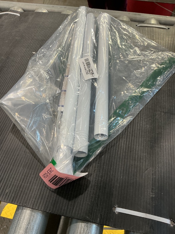 Photo 1 of White Tension Curtain Rod for Windows 28 to 48 inch Adjustable Expandable Pressure Spring Curtain Rod No Drilling Curtain Rod for Bedroom Doorway Closet Door