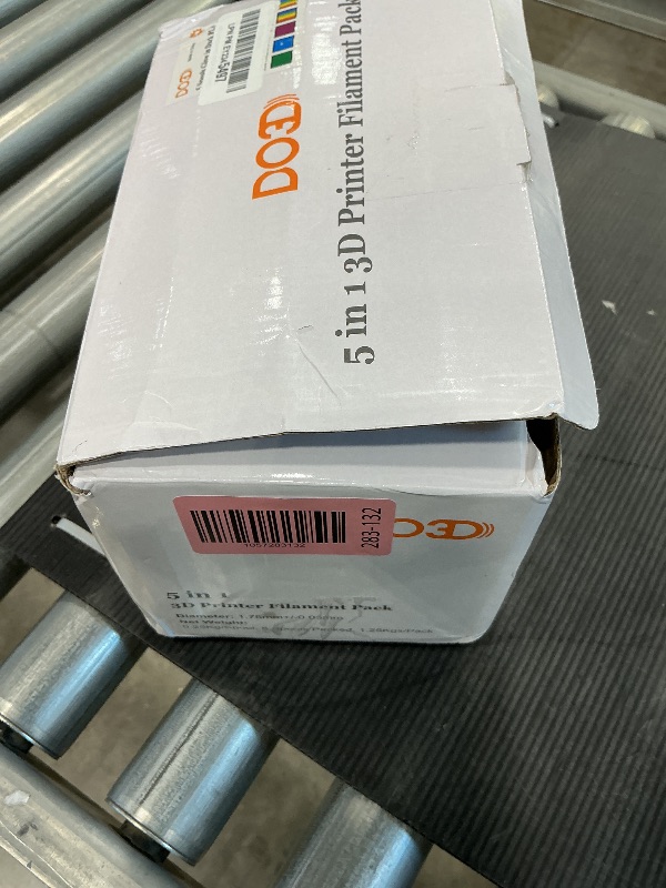 Photo 1 of 1.75mm PLA 3D Printer Filament Bundle: Glow in Dark Green/Blue/Purple/Rainbow, One Spool Clear Multi Colored, Each Spool 250g, Total 1.25Kg 3D Printing Material, 250g x 5 Spools Glow in Dark PLA