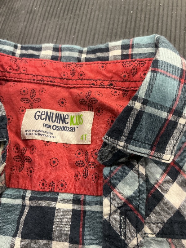 Photo 1 of *See Clerk Notes*
Gymboree,and Toddler Long Sleeve Button Up Shirts,Boy That's Blue,5T