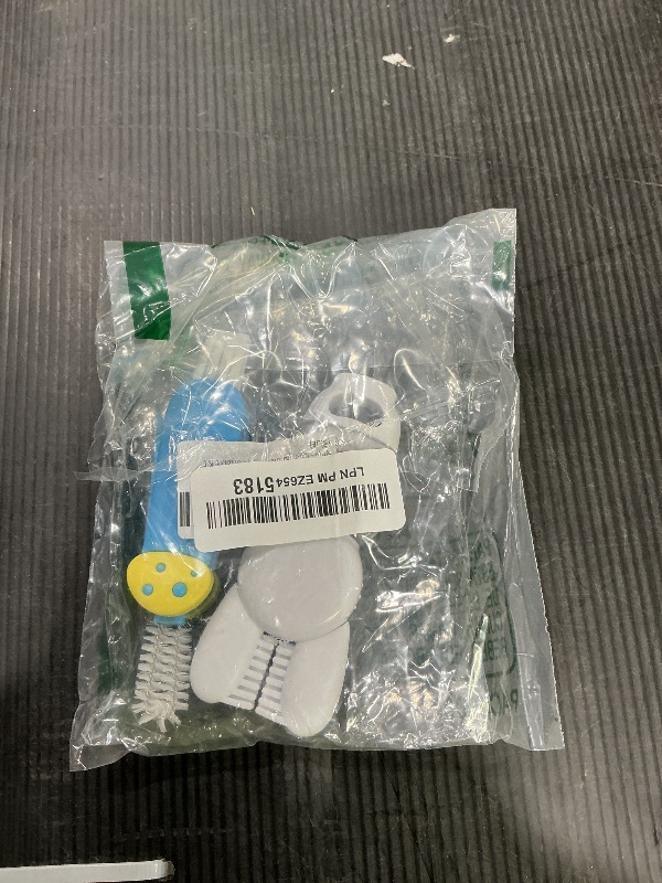 Photo 1 of ***SEE CLERK COMMENTS*** Cup Lid Cleaning Brush, Multifunctional Set with 3 in 1 Lid Cleaner and Two 4 in 1 Cup Lid Cleaning Brushes, Cleaning Brush Tool for Bottles, Straws, Tumblers, Travel Mug Caps, Portable Kit (Blue)