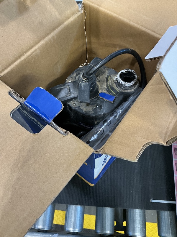Photo 1 of ***SEE CLERK COMMENTS*** Acquaer 1/3 HP Automatic Submersible Water Pump, 115V Sump Pump with 3/4” Garden Hose Check Valve Adapter,2160 GPH High Flow Water Removal for Swimming Pool Cover Hot Tubs Flooded House Basement