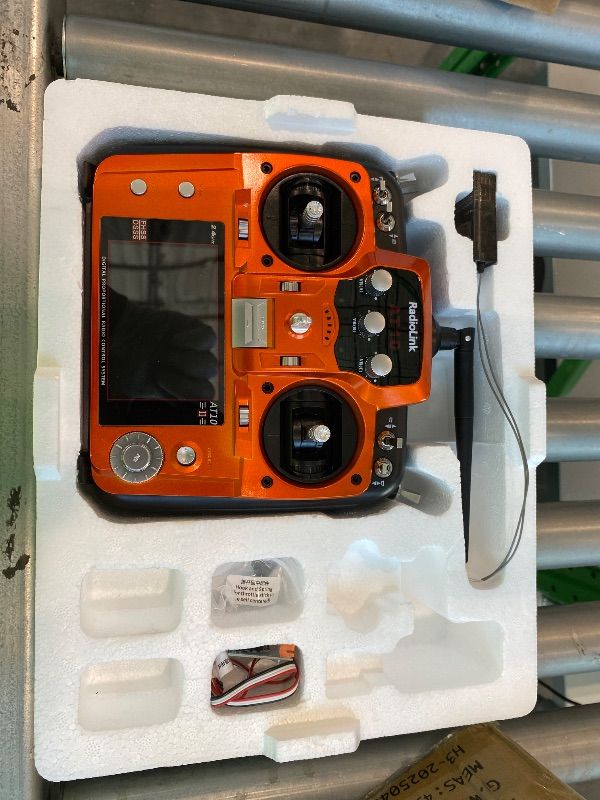 Photo 1 of *Missing Parts*Radiolink AT10II 12 Channels RC Transmitter and Receiver R12DS 2.4GHz Radio Remote, Voltage Telemetry for RC Airplane, FPV Racing Drone, Quad, Helicopter, Car and Boat (Mode 2 Left-Hand Throttle)