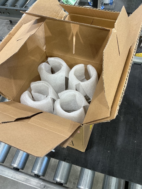 Photo 1 of ***FRAGILE*** C CREST Wine Glasses Set of 8, 12oz, Lead-free, Clear, Durable Glassware