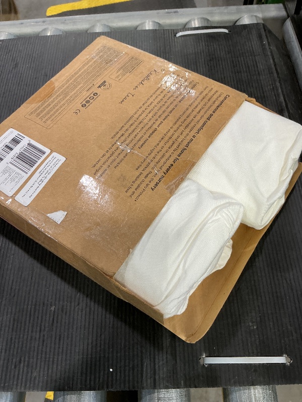 Photo 1 of 2-Pack Waterproof Baby Crib Sheets for Boys, Girls - 52x28 Viscose Derived from Bamboo Toddler Bed Sheet Neutral, Fitted Crib Mattress Protector Cover for Baby Bedding, Soft & Gentle (Soft White)