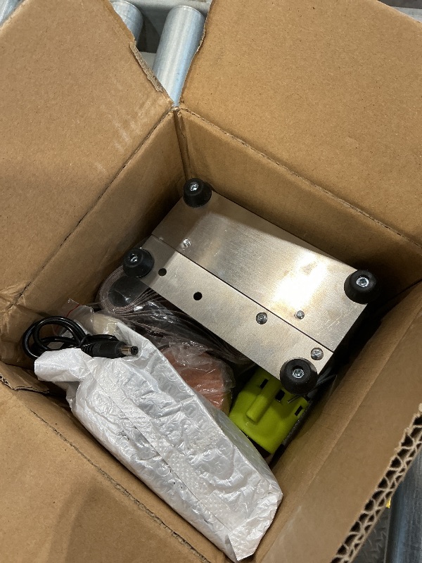 Photo 1 of Mini Belt Sander, 7 Adjustable Speed Electric Knife Sharpener, 15 Degree Belt Grinder, Power Belt Sander for Metal Working and Woodworking