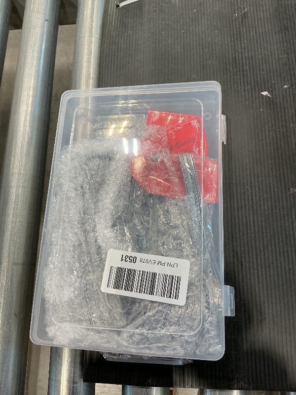 Photo 1 of 100 Pieces Forks and Spoons Silverware Set Stainless Steel Flatware Cutlery Set Dinner Forks and Spoons Mirror Polished Dishwasher Safe Utensil for Kitchen Restaurant or Home