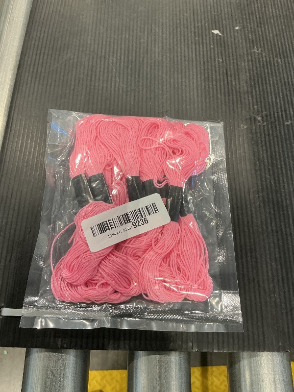Photo 1 of 14 Skeins Pink Cotton Embroidery Floss - Cross Stitch Thread Set,Embroidery Thread for Friendship Bracelets