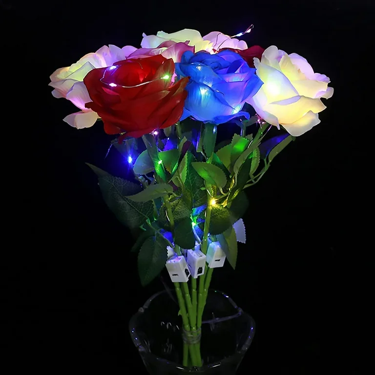 Photo 1 of *STOCK PHOTO FOR REFERENCE* Light-Up artificial flower arrangement