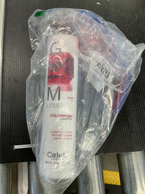 Photo 1 of ***SEE CLERK COMMENTS** Celeb Luxury Gem Lites Colorwash, Professional Semi-Permanent Hair Color Depositing Shampoo, Ruby