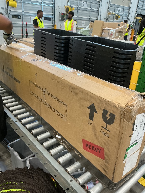 Photo 1 of 60 inch Electric Fireplace, Ultra-Thin Electric Fireplace Inserts, Ultra-Narrow Frame, Wall Mounted and Recessed Fireplace, Log & Crystal, Touch Screen & Remote Control, 1500W