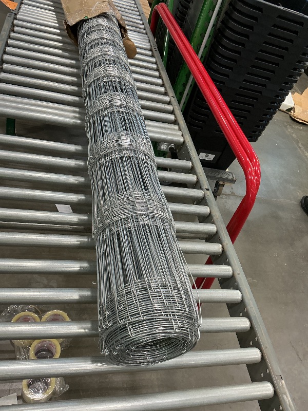 Photo 1 of ***STOCK PHOTO FOR REFERENCE ONLY***Fencer Wire 14 Gauge Galvanized Welded Wire Mesh Size 1 inch x 2 inch (5 ft x 50 ft)