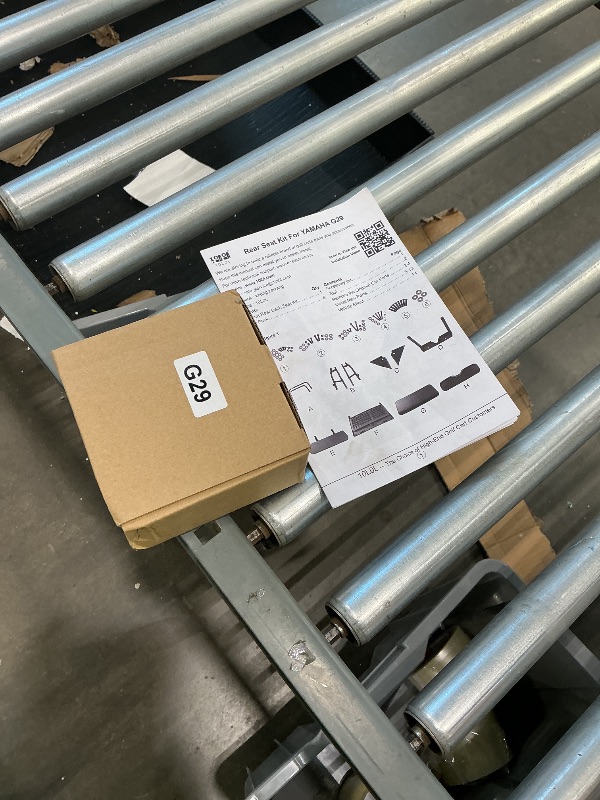 Photo 1 of 10L0L Golf Cart Rear Flip Folding Seat Kit for Yamaha Drive 2 (2017-Up) Flip Folding Down Rear Back Seat - Beige