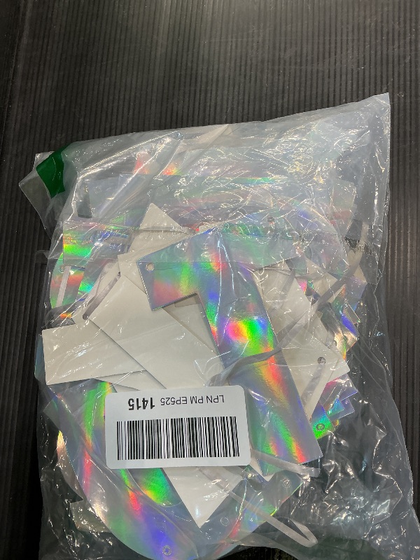 Photo 1 of 116 Pcs DIY Glitter Custom Banner Kit - Custom Banner Including 111 Letters and Numbers, 3 Rope and 2 Threading Device for Personalized Decor for Birthday