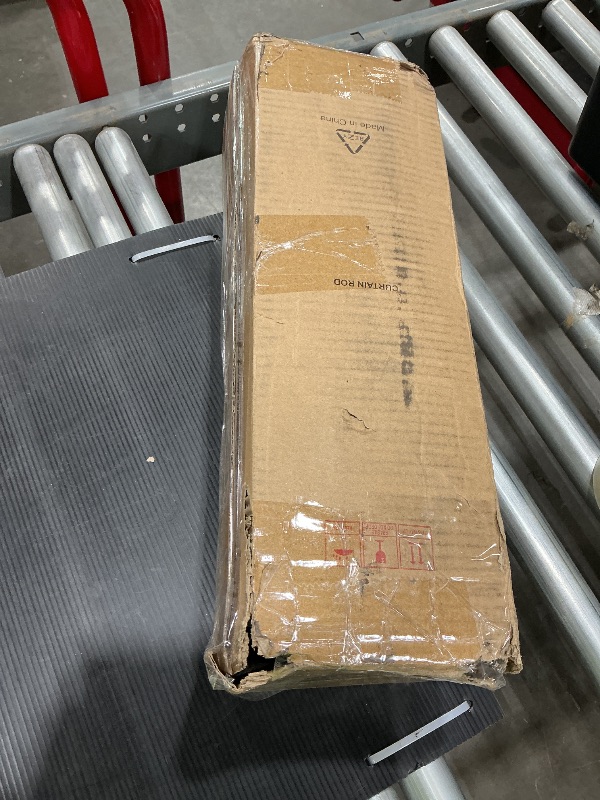 Photo 1 of 2 Pack Warm Gold Curtain Rods for Windows 66 to 120 Inches Adjustable Length Heavy Duty 1" Diameter Brass Window Curtain Rod with Solid Metal Finials for Outdoor Farmhouse Bedroom Kitchen Living Room