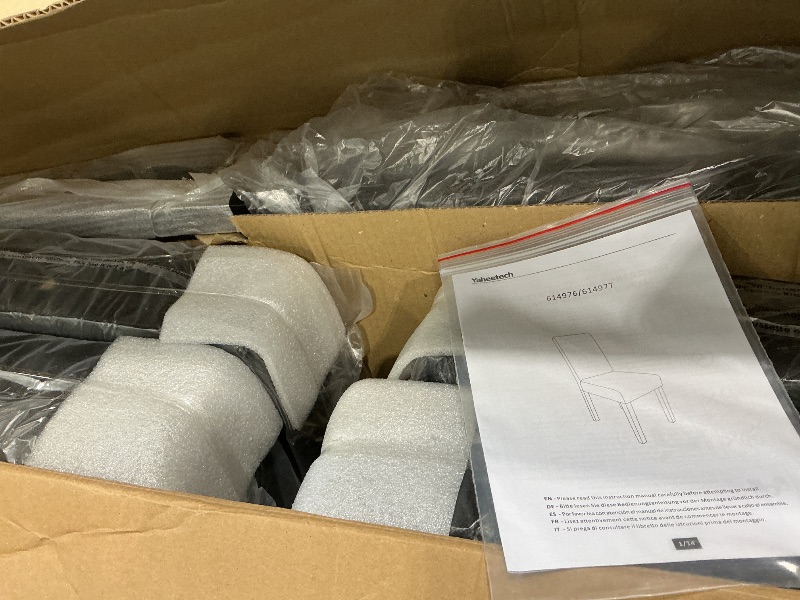 Photo 1 of 1 set black dining chairs