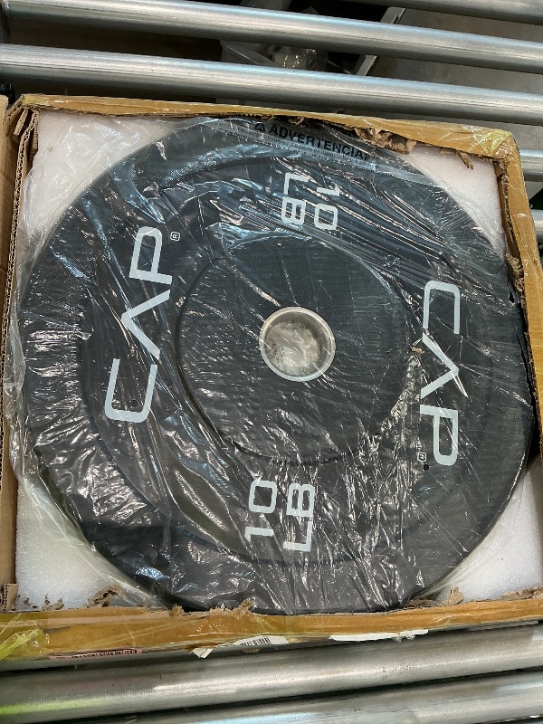 Photo 1 of *Stock photo for reference* CAP Barbell 2-Inch Olympic Bumper Plate 10Lb Weight