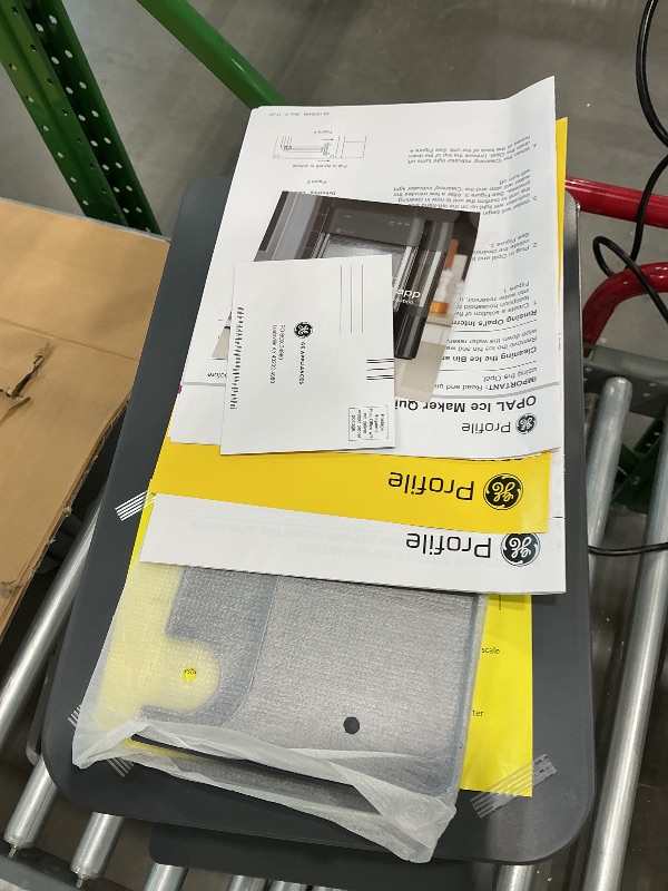 Photo 1 of *MINOR DAMAGE*
GE Profile Opal 2.0 XL with 1 Gallon Tank, Chewable Crunchable Countertop Nugget Ice Maker, Scoop included, 38 lbs in 24 hours, Pellet Ice Machine with WiFi & Smart Connected, Stainless Steel