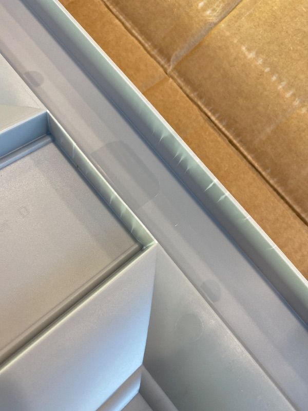 Photo 1 of *Minor Damaged*
Ekena Millwork Lifetime Vinyl LP2S14X07100PG Standard Two Equal Panel Vinyls, Raised Panel Vinyl Shutters, w/Installation Shutter-Lok's & Matching Screws (Per Pair), 14.75"W x 71"H, Paintable