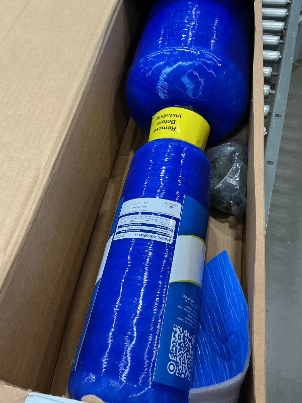 Photo 1 of *PARTIAL SET* ***CHECK CLERK NOTES*** Aquasana Whole House Max Flow Water Filter | 1,000,000 Gallons | Salt-Free Softener Alternative | Carbon & KDF | Long-Lasting Pre-Filter | Reduce 97% Chlorine, Sediment & Scale | Rhino WH-1010-CT-LM