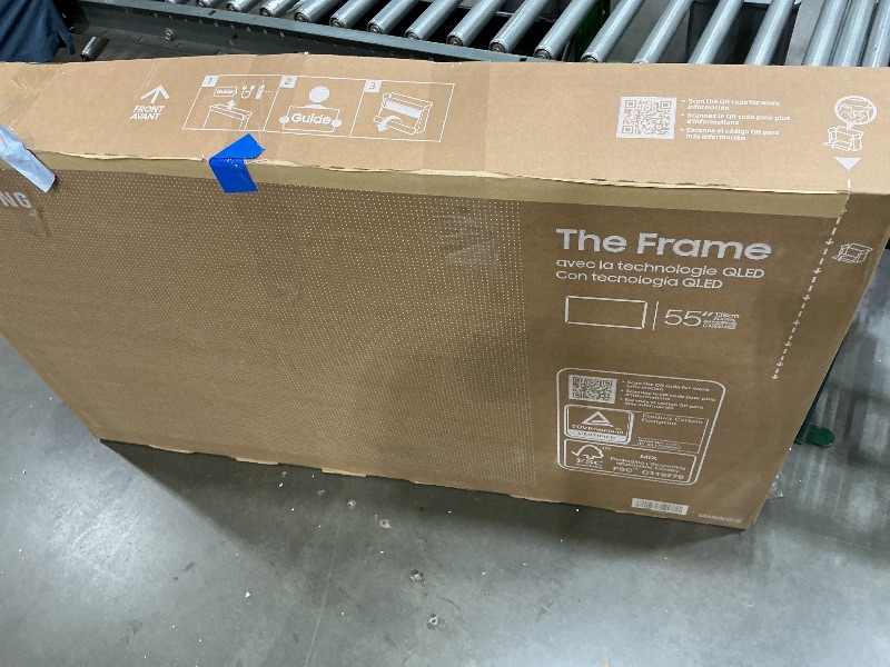 Photo 1 of Samsung 55-Inch Class The Frame LS03F 4K QLED Smart TV (2025 Model) Slim Fit Wall Mount, Modern Frame Design, NQ4 AI Gen2 Processor, Art Mode, Artful Picture Quality, Samsung Vision AI, Alexa Built-in