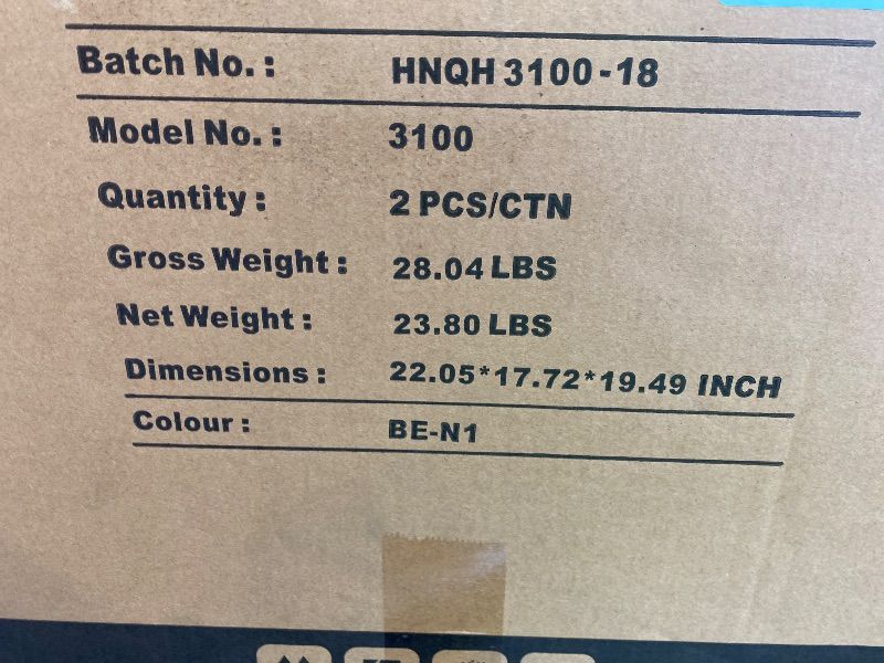 Photo 1 of *Partial Set* COLAMY Upholstered Dining Chairs Set of 2, Modern Kitchen Chairs with Back, Fabric Side Dining Room Chairs with Wood Legs for Kitchen Dining Room Restaurant, Beige
Set 1/2