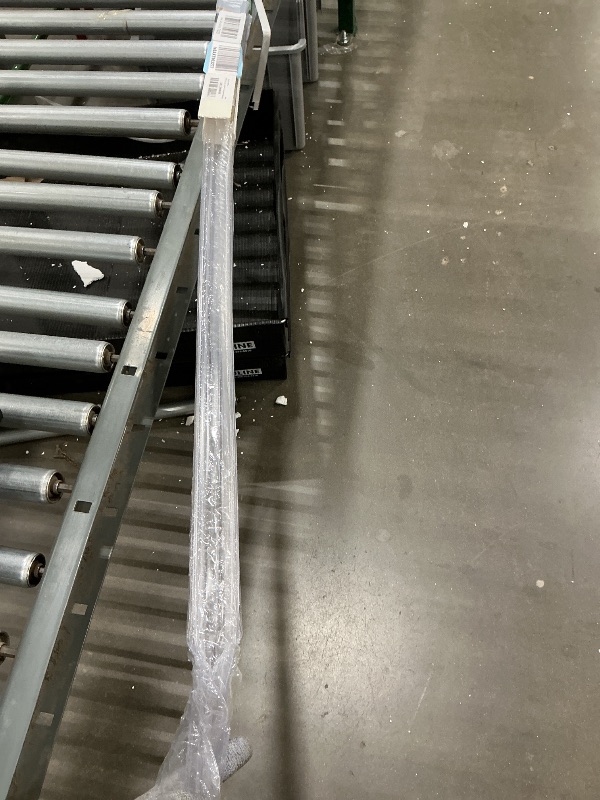 Photo 1 of 2-Pack Butecare Frameless Shower Door Side Seal Strip for 1/4" Glass Doors, Vertical Polycarbonate H-Jamb 180 Degree 78" Long