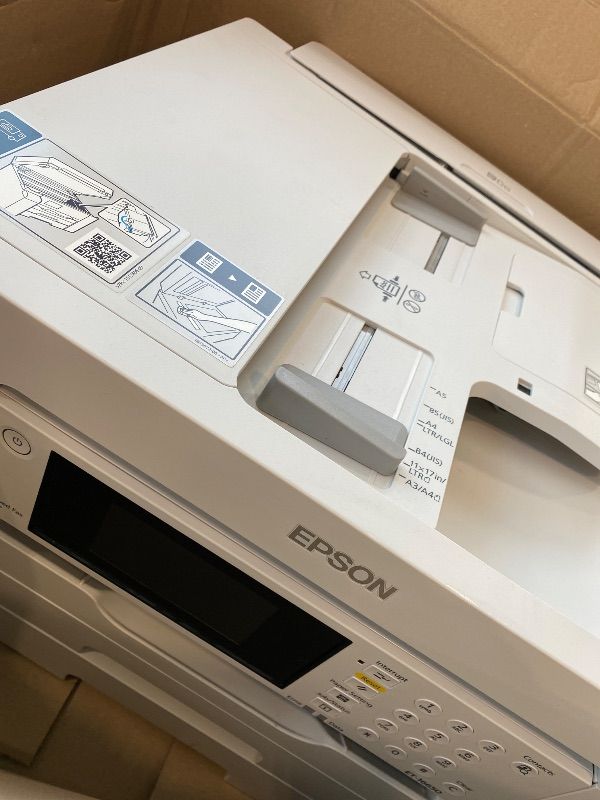 Photo 1 of *Missing Parts & Untested*
Epson EcoTank Pro ET-16650 Wireless Wide-Format Color All-in-One Supertank Printer with Scanner, Copier, Fax and Ethernet, White