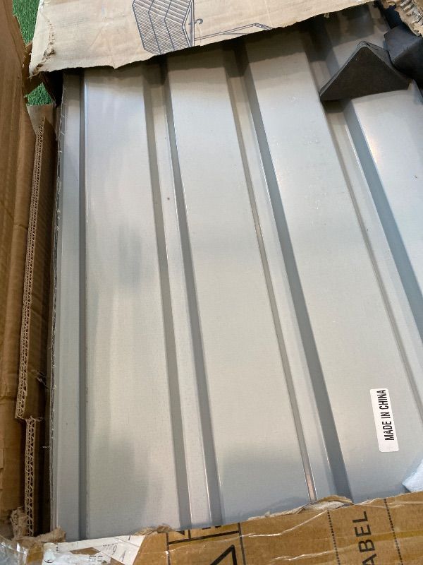 Photo 1 of *PARTIAL SET***PeakPursuit Metal Carport, 10x15 FT Outdoor Car Port Canopy with Galvanized Steel Roof and Reinforced Base, Heavy Duty Garage Car Shelter Shade for SUV, Truck, Boats ***BOX 1/3****