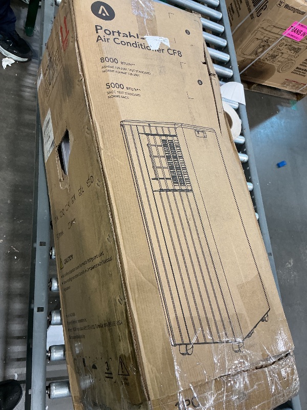 Photo 1 of Adoolla 8000 BTU Portable Air Conditioner, Air Conditioners 3-in-1 Compact Fast Cooling Indoor AC Unit, Window Mount Exhaust Kit, Fan Dry Modes, 115V