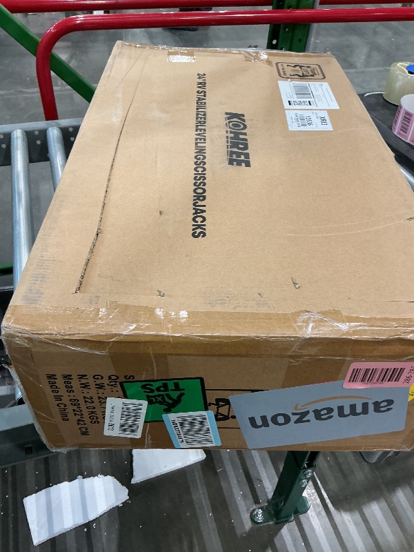 Photo 1 of [Upgrade] Kohree 7500lbs RV Stabilizer Leveling Scissor Jacks 24" for Travel Trailer Camper, Set of 4, Heavy Duty RV Stabilizer Jacks Kit with Crank Handle and Drill Bit