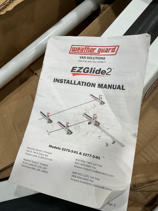 Photo 1 of *Missing Parts - Check clerk notes, Selling for parts!*
Weather Guard 2275301 Ladder Rack,White